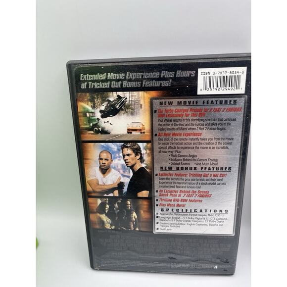 Fast & the Furious & F2 Fast 2 Furious (DVD, 2003, Widescreen) lot - Picture 5 of 10